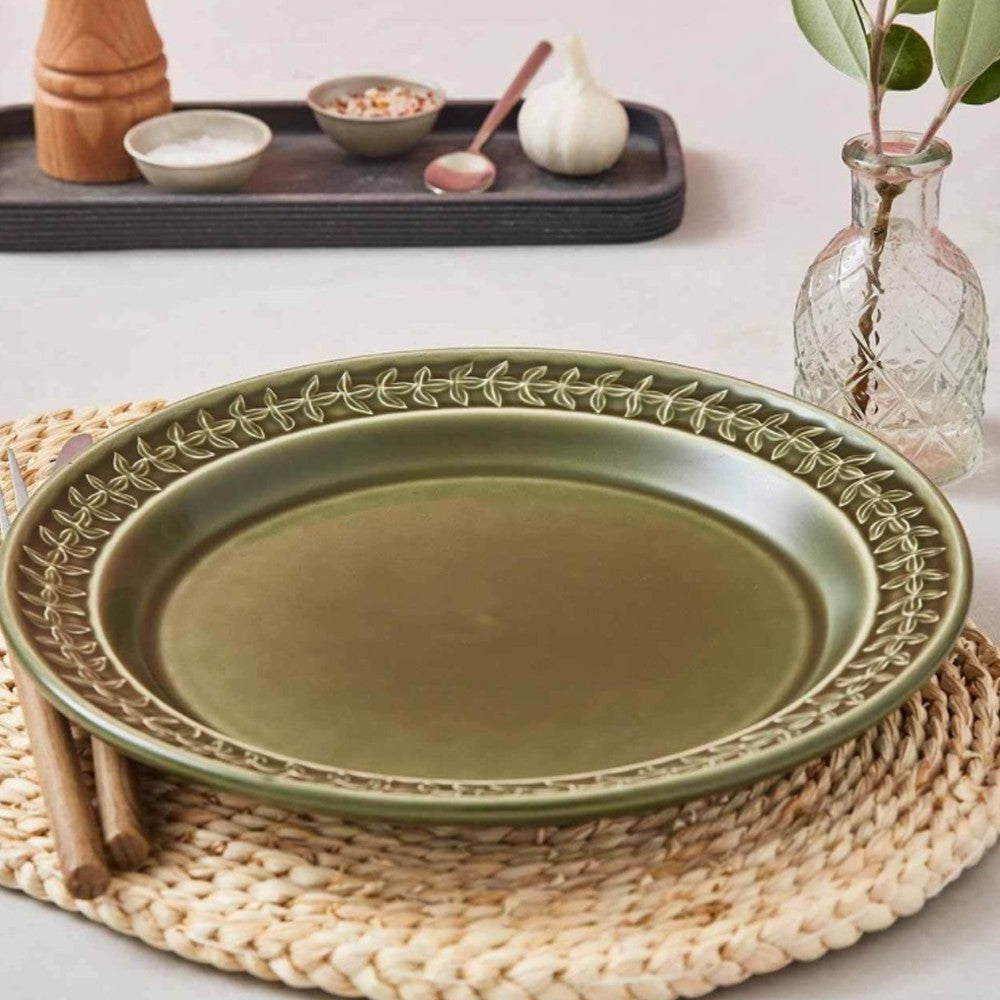 Portmeirion Botanic Garden Ceramic Harmony 10 Inch Plate, Set Of 4 , Multicolour