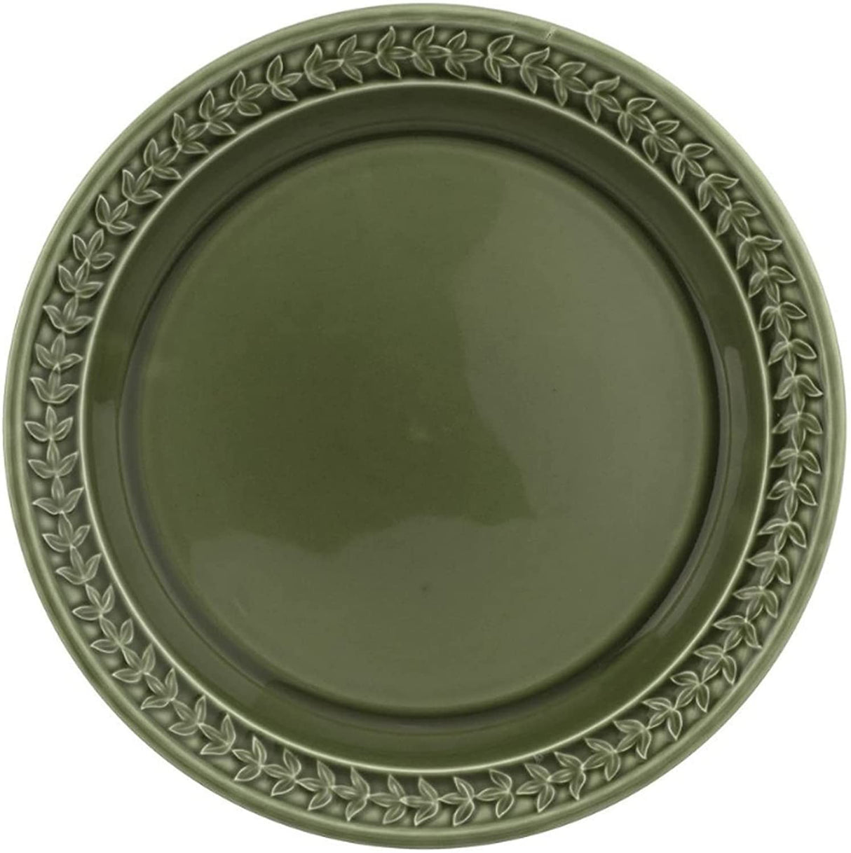 Portmeirion Botanic Garden Earthenware Harmony Dinner Plate, Set of 4, Forest Green