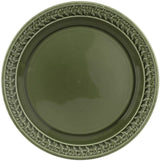 Portmeirion Botanic Garden Earthenware Harmony Side Plate, Set of 4, Forest Green