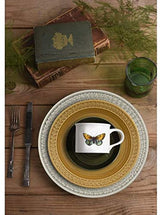 Portmeirion Botanic Garden Earthenware Harmony Side Plate, Set of 4, Amber