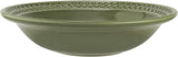 Portmeirion Botanic Garden Earthenware Harmony Pasta Bowl, Set of 4, Forest Green