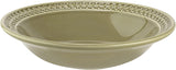 Portmeirion Botanic Garden Earthenware Harmony Pasta Bowl, Set Of 4, Moss Green