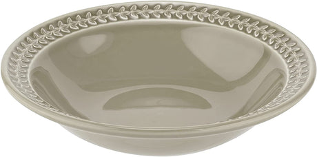 Portmeirion Botanic Garden Earthenware Harmony Pasta Bowl, Set of 4, Stone