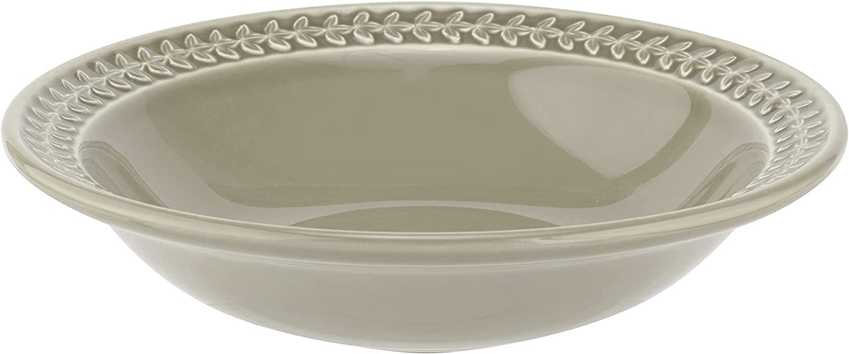 Portmeirion Botanic Garden Earthenware Harmony Pasta Bowl, Set of 4, Stone
