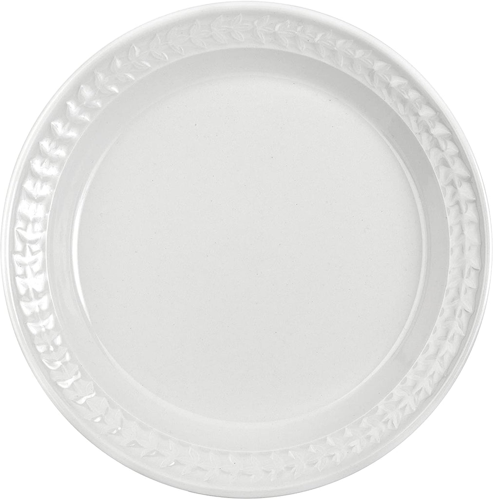 Portmeirion Botanic Garden Earthenware Harmony 10 Inch Plates, Set Of 4, White