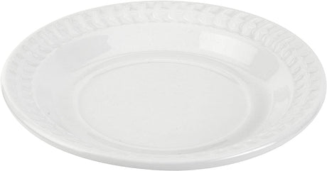 Portmeirion Botanic Garden Earthenware Harmony 8 Inch Plates, Set Of 4, White