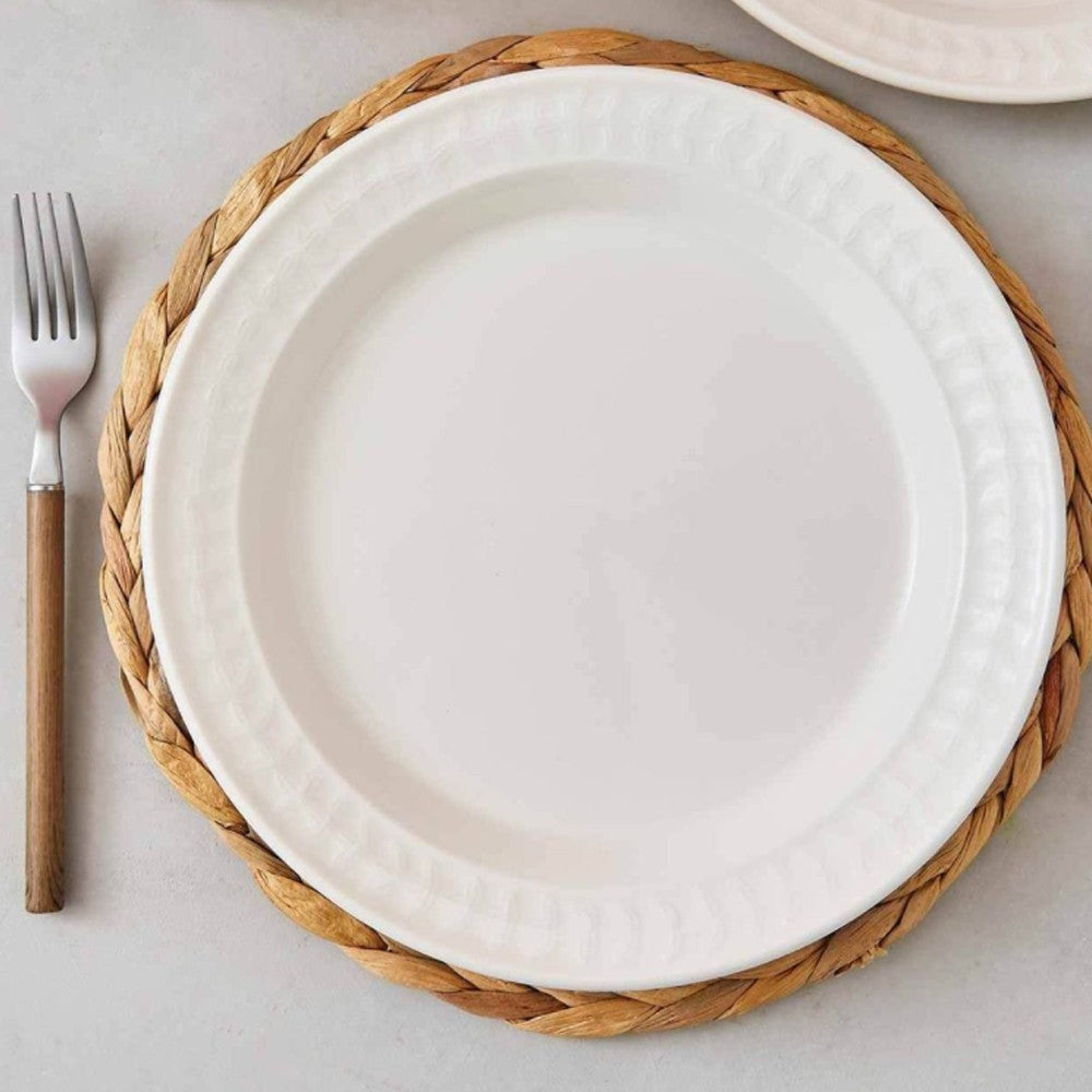 Portmeirion Botanic Garden Earthenware Harmony Pasta Bowls, Set of 4, White