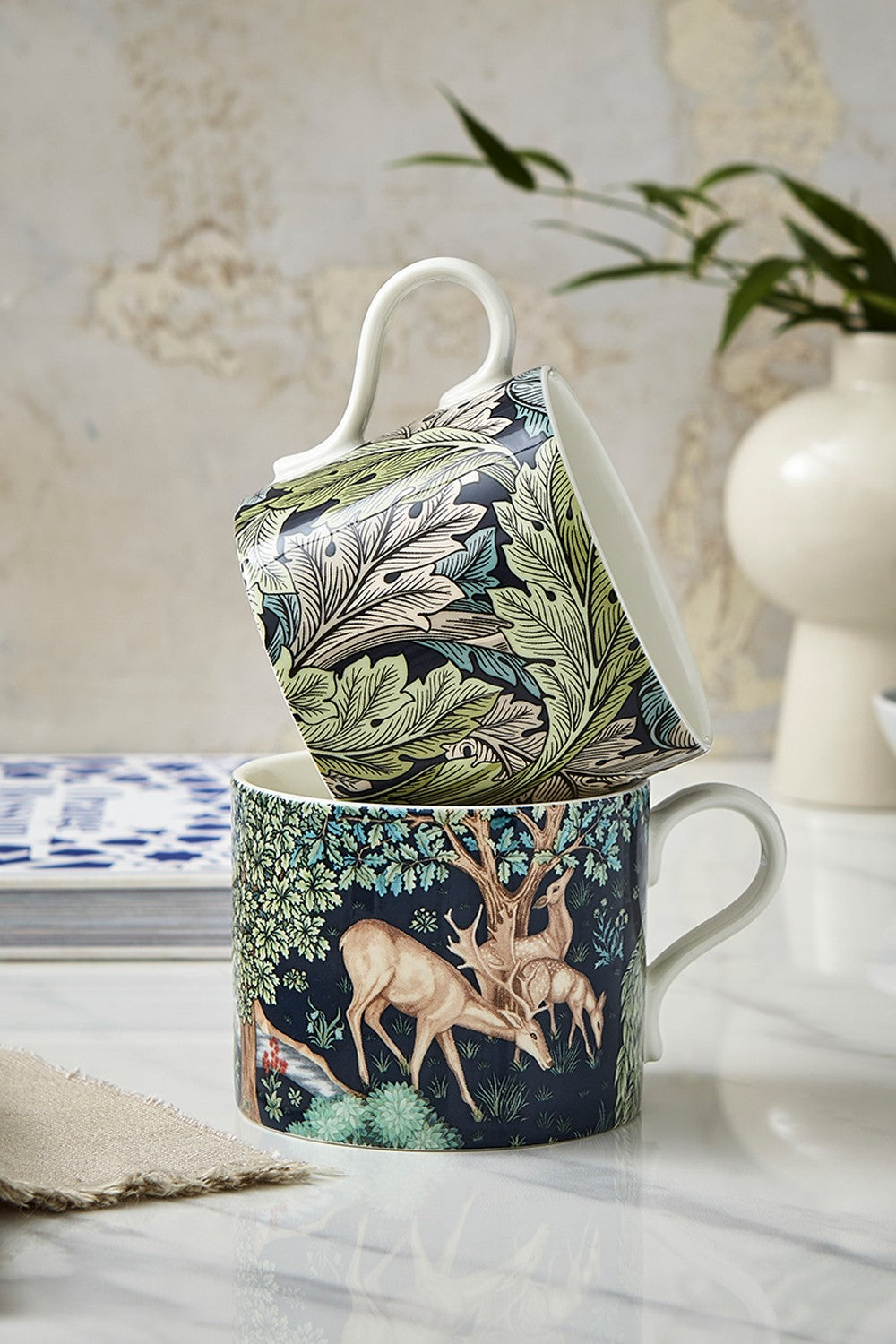 Image - Spode Morris & Co. Brook And Acanthus Set Of 2 Mugs