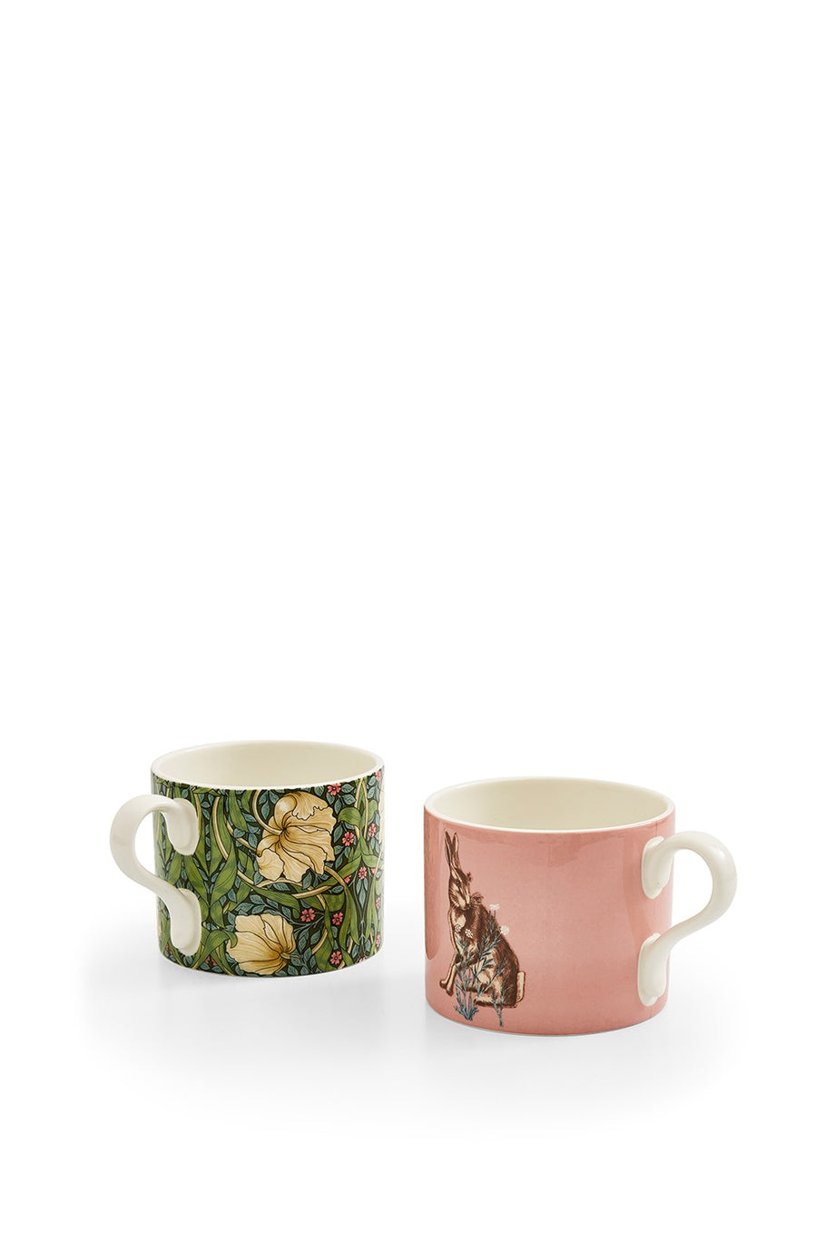 Morris & Co Set of 2 Mugs (Pimpernel & Forest Hare)