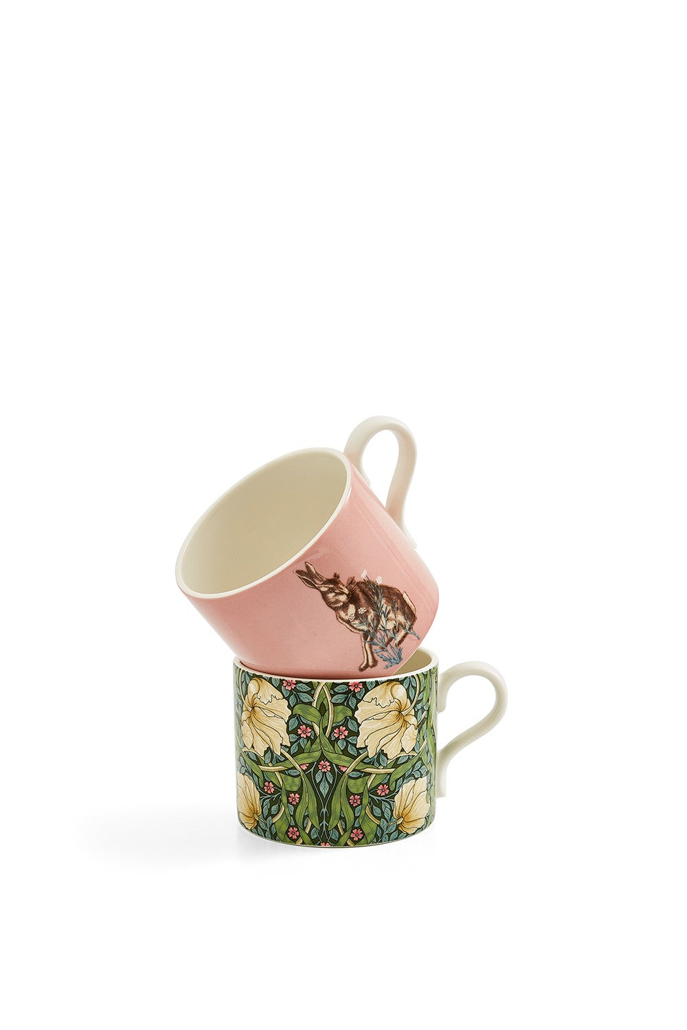 Image - Spode Morris & Co. Pimpernel And Forest Hare Set Of 2 Mugs