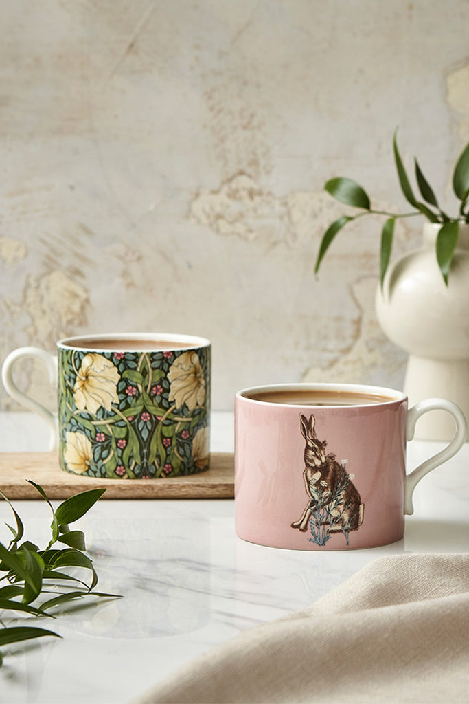 Image - Spode Morris & Co. Pimpernel And Forest Hare Set Of 2 Mugs