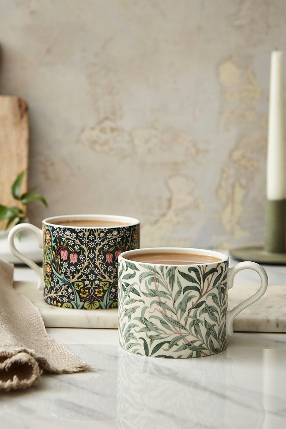 Image - Spode Morris & Co. Willow Bough & Blackthorn Set Of 2 Mugs