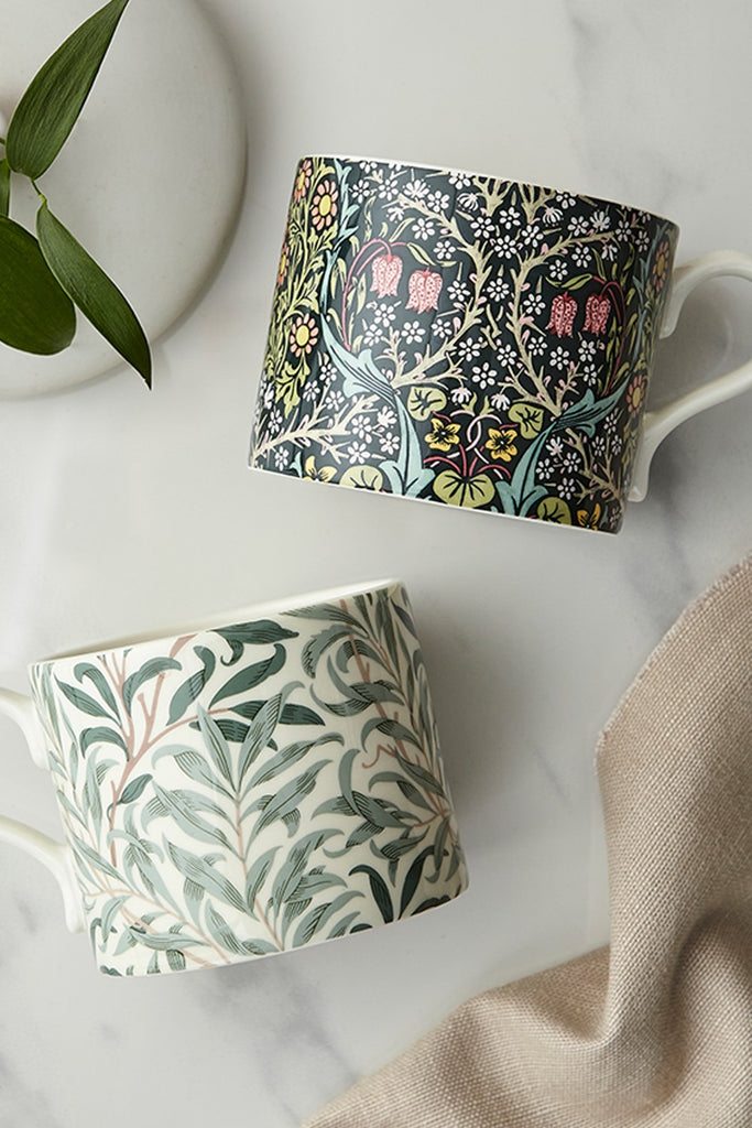 Image - Spode Morris & Co. Willow Bough & Blackthorn Set Of 2 Mugs