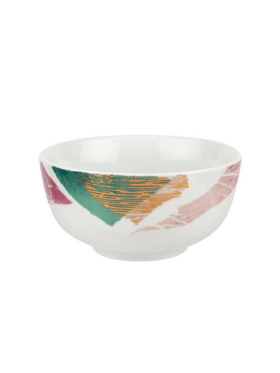 Image - Portmeirion Torn Porcelain Dinnerware Set, 16pcs, Multi-Colour