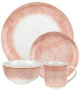 Image - Portmeirion Porcelain Dinnerware Set, 16pcs, Crackle Pink