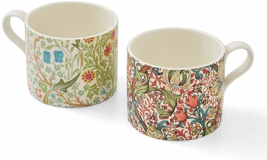 Image - Spode Morris & Co. Blackthorn and Golden Lily Set Of 2 Mugs