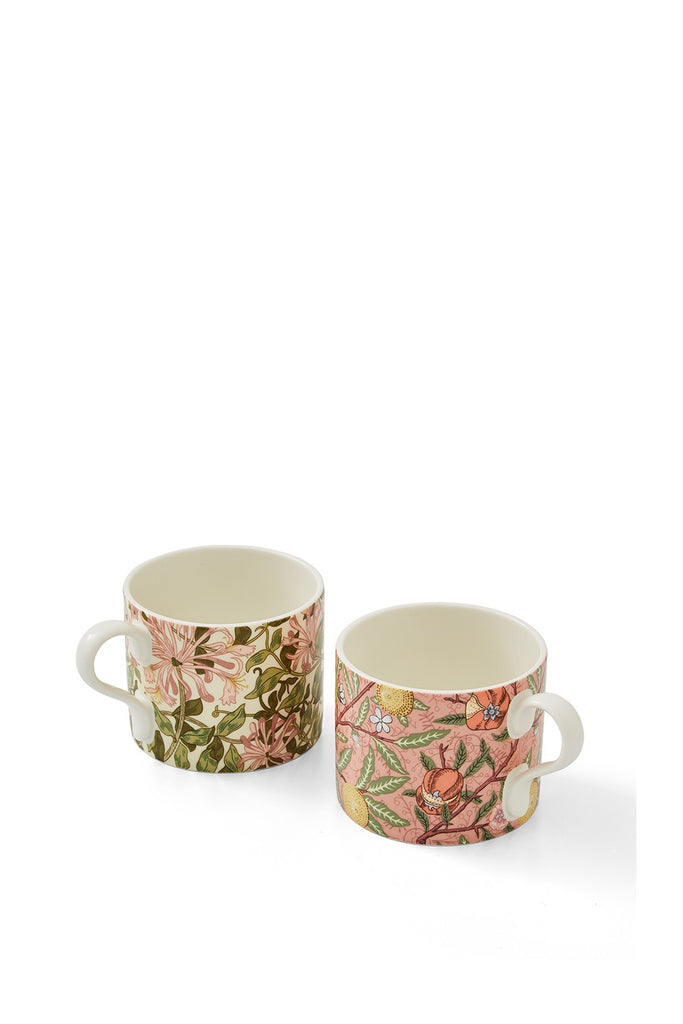 Image - Spode Morris & Co. Fruit And Honeysuckle Set Of 2 Mugs