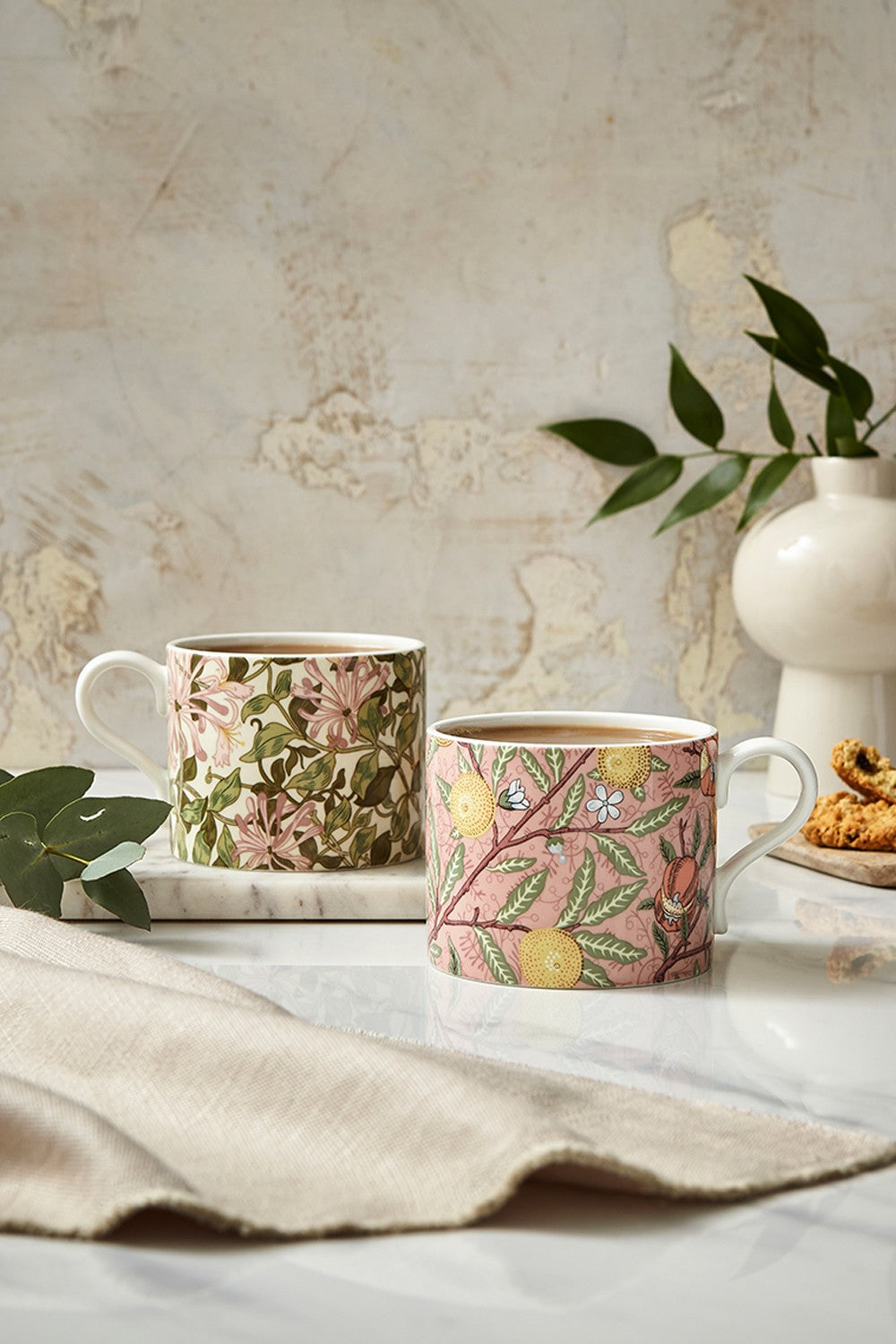 Image - Spode Morris & Co. Fruit And Honeysuckle Set Of 2 Mugs