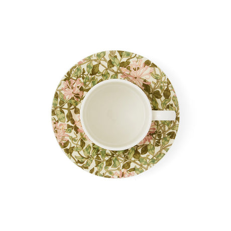 Image - Spode Morris & Co. Honeysuckle Teacup And Saucer Set