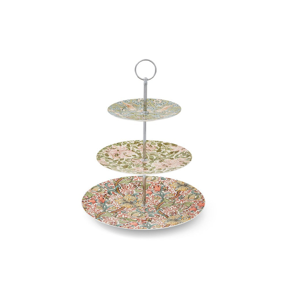Image - Spode Morris & Co. 3-Tier Cake Stand