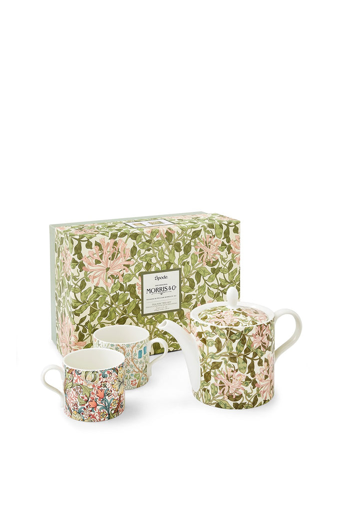 Image - Spode Morris & Co. Tea for Two Set Teapot and 2 Mugs