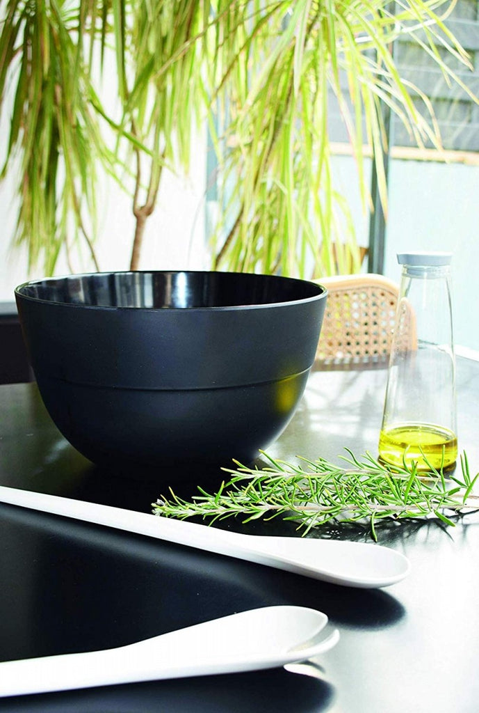 Image - ZAK Mono Salad Bowl Cement Rice Brown, 24cm