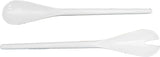 Image - ZAK Mono Salad Servers 30 cm Set of 2 White
