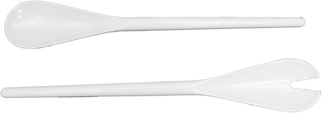 Image - ZAK Mono Salad Servers 30 cm Set of 2 White