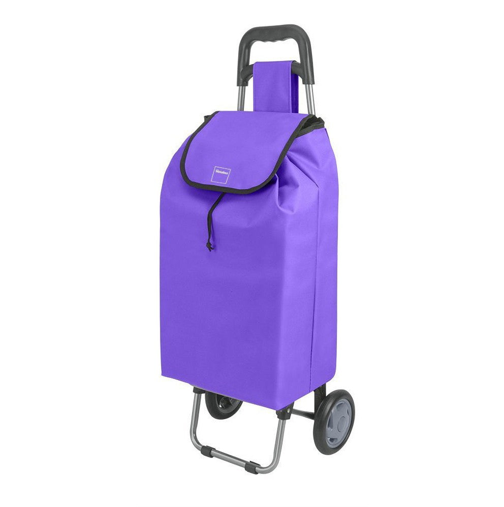 Image - Metaltex Daphne Shopping Trolley, 40 Litre, Purple