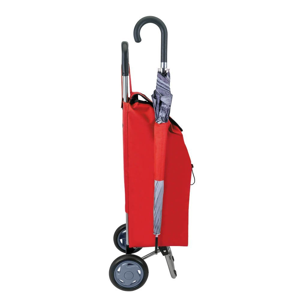 Image - Metaltex Daphne Shopping Trolley, 40 Litre, Red