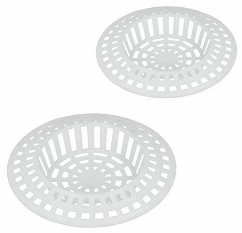Image - Metaltex Plastic Sink Strainer, Set of 2, White