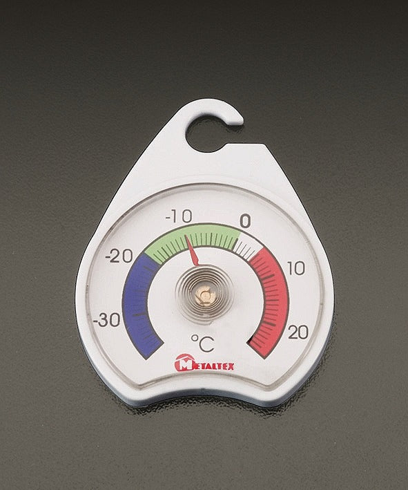 Image - Metaltex Fridge Freezer Thermometer, White