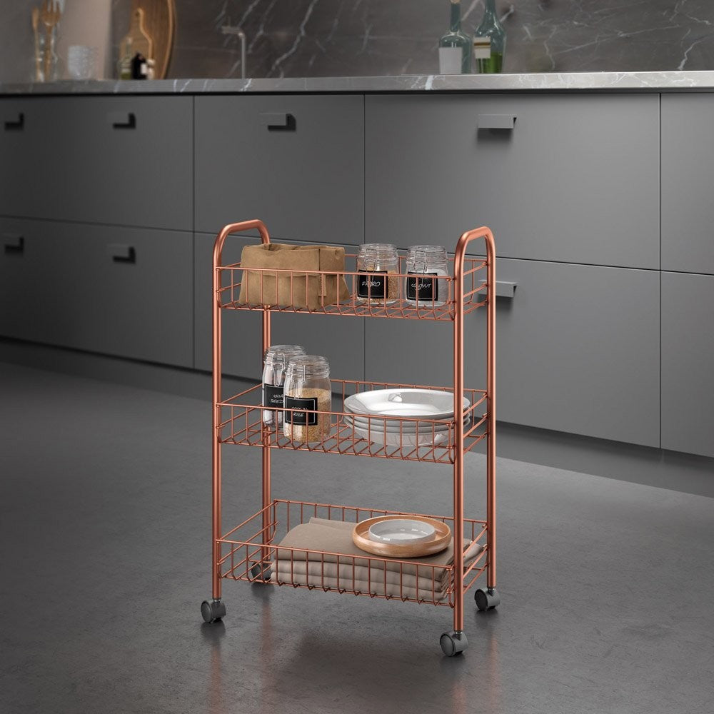 Image - Metaltex Lugano Multi-Purpose Cart, Copper