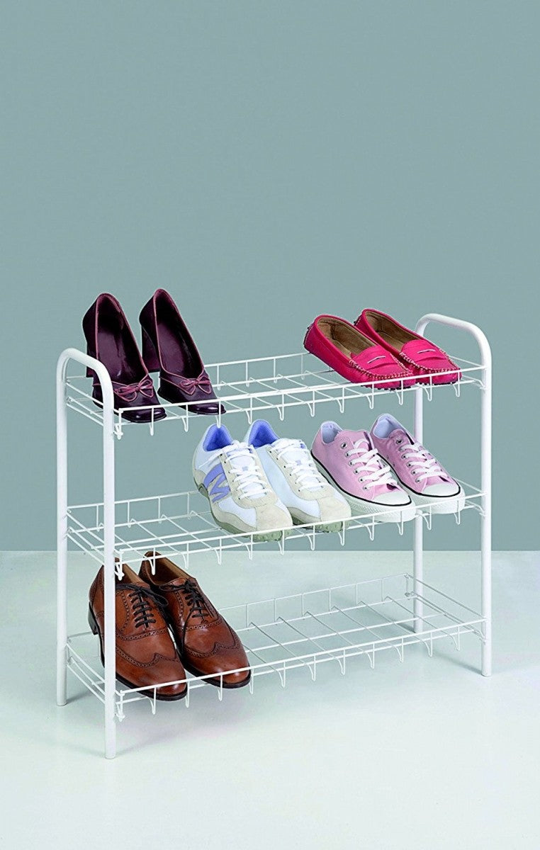 Image - Metaltex Shoe Rack, White