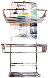 Image - Metaltex Mallorca Chrome Plated Shower Caddy