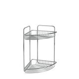 Image - Metaltex 2-Tier Corner Shelf Mallorca