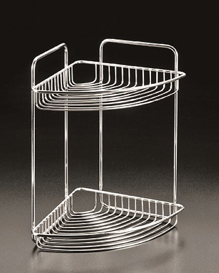 Image - Metaltex 2-Tier Corner Shelf Mallorca