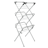 Image - Metaltex Concerto Slim 3 Tier Drying Rack, Silver