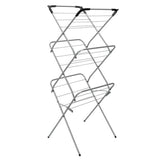 Image - Metaltex Concerto Slim 3 Tier Drying Rack, Silver