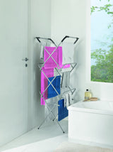 Image - Metaltex Concerto Slim 3 Tier Drying Rack, Silver