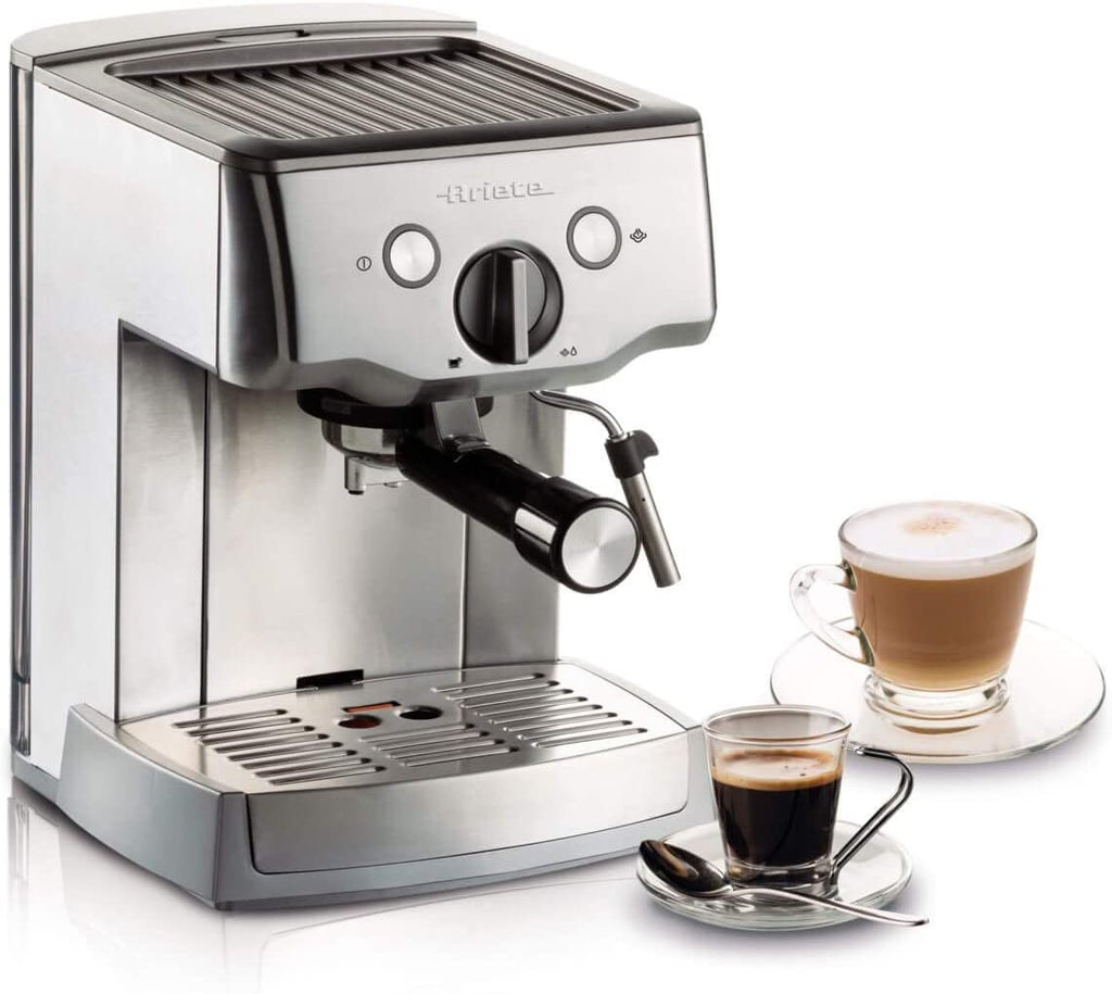 Image - Ariete Metal Espresso Coffee Maker, Stainless Steel