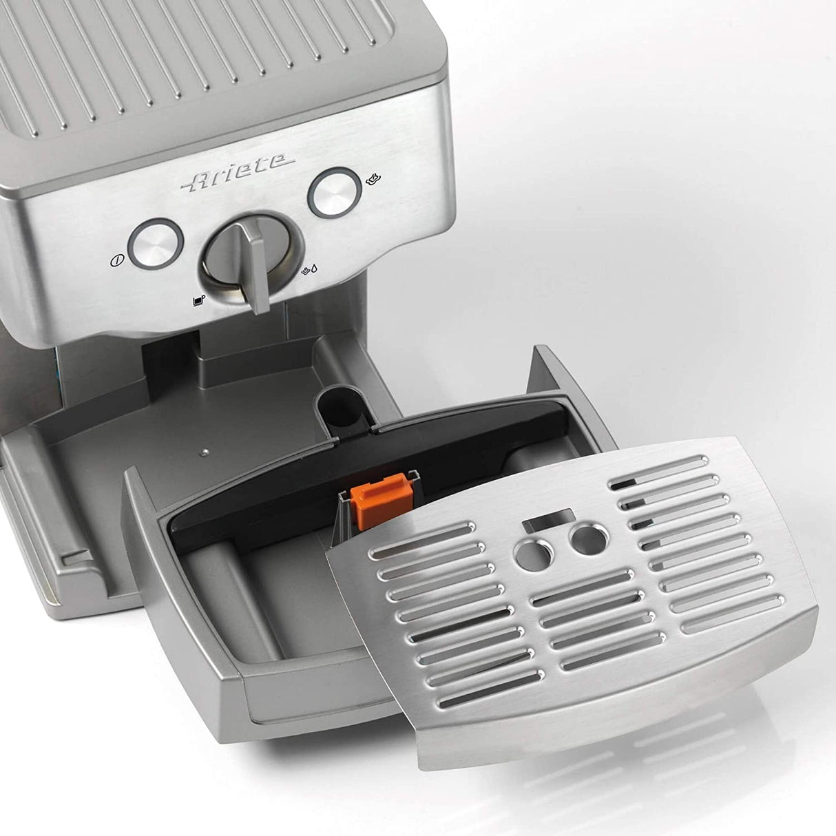 Image - Ariete Metal Espresso Coffee Maker, Stainless Steel