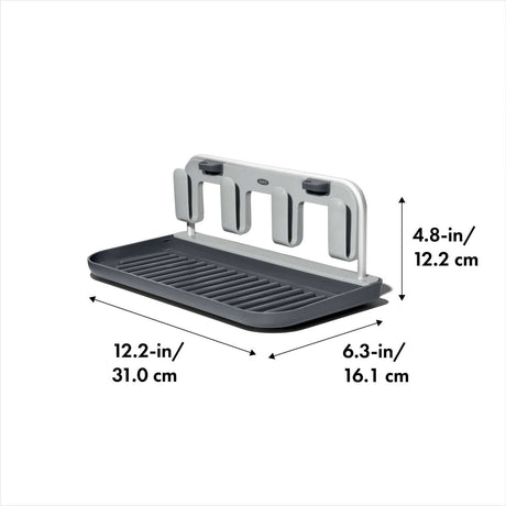 Image - OXO Good Grips Water Bottle Drying Rack, Grey