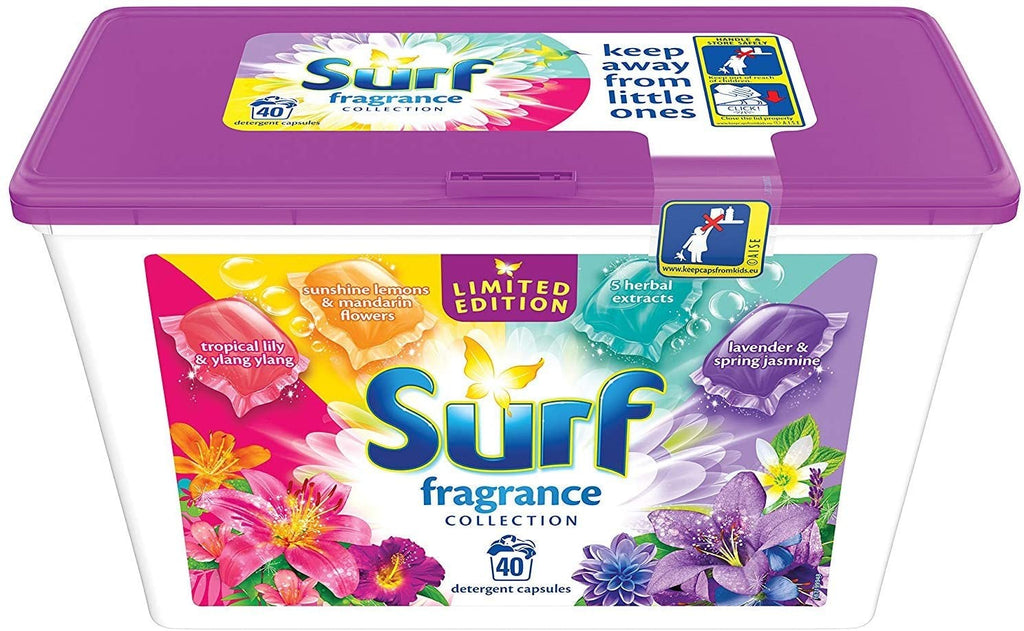 Image - Surf Washing Capsules Limited Edition Fragrance Collection, 40 Capsules