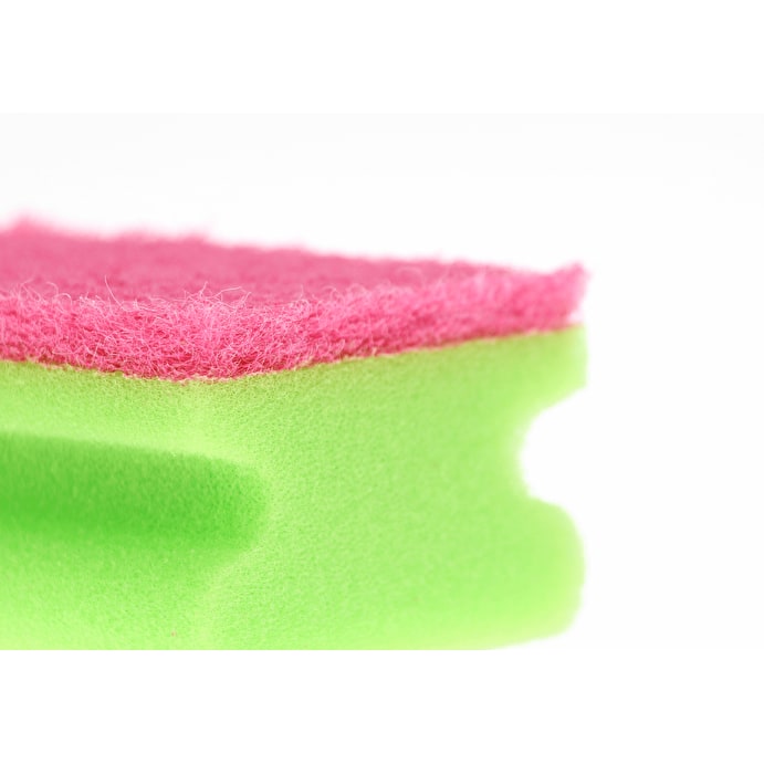Image - Sorbo Abrasive Sponge Scourers, Set of 6, Pink/Green