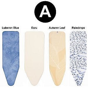 Brabantia Ironing Board Cover, Size A, 110cm x 30cm, Assorted Plain Designs