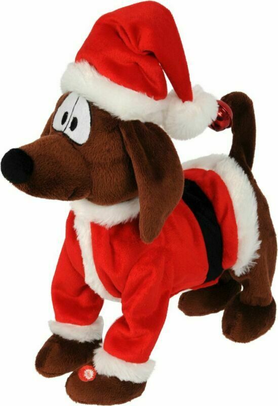 Image - Christmas Gifts Dog Sing and Dance, 25cm, 3x AA Battery