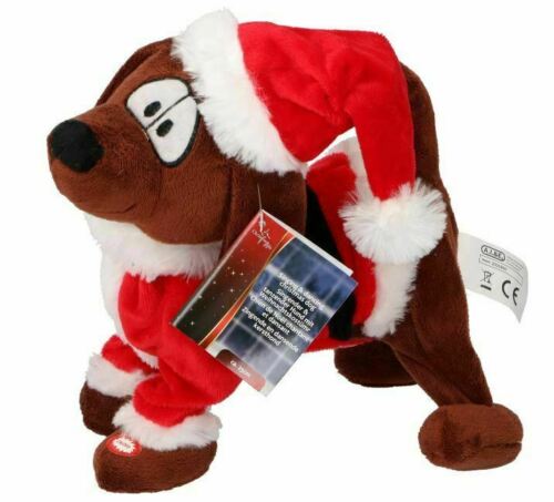 Image - Christmas Gifts Dog Sing and Dance, 25cm, 3x AA Battery