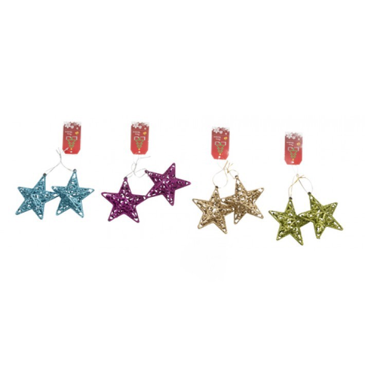 Image - EDCO Christmas Star Ornaments, Assorted