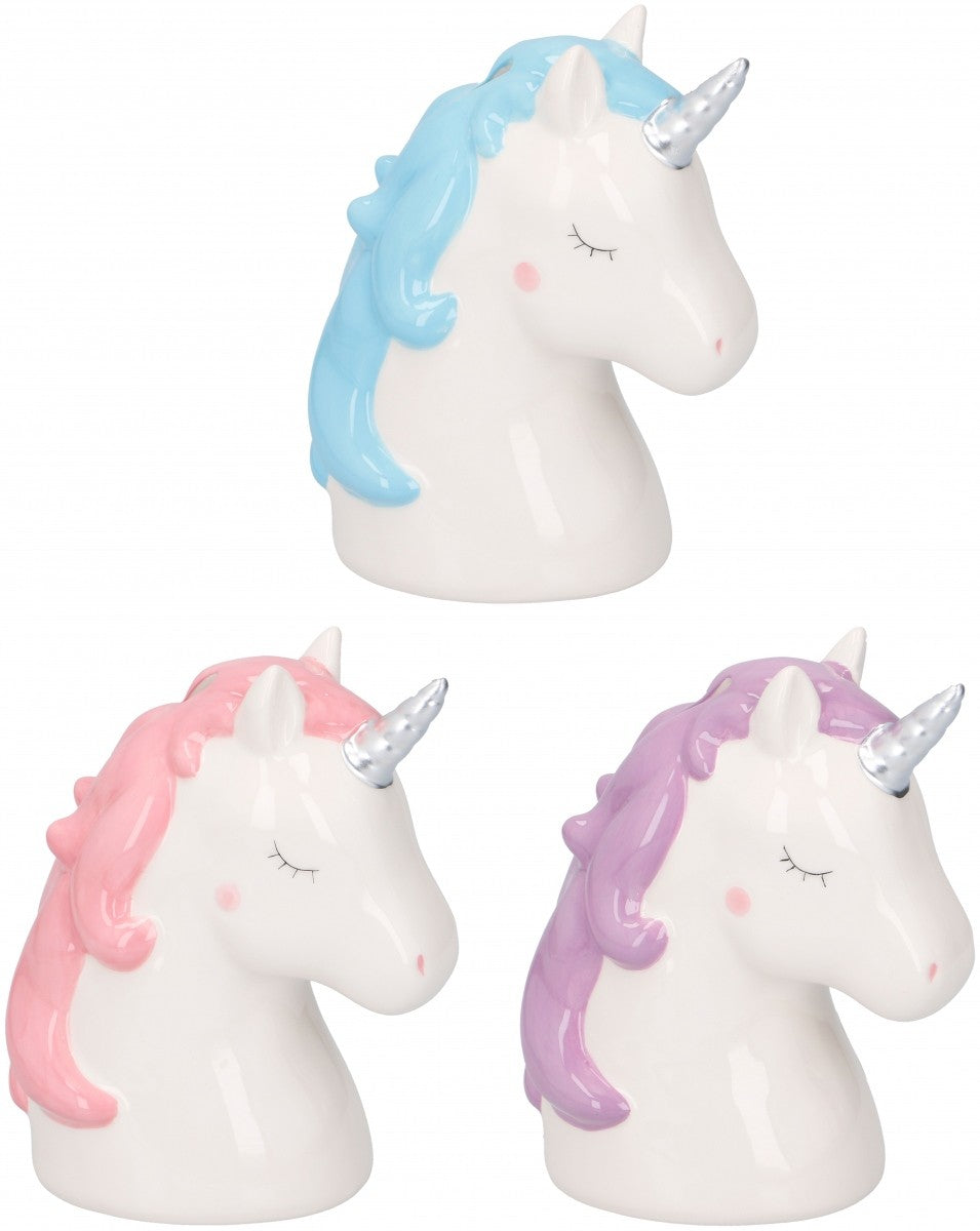 Image - Arti Casa Unicorn Money Bank, Assorted